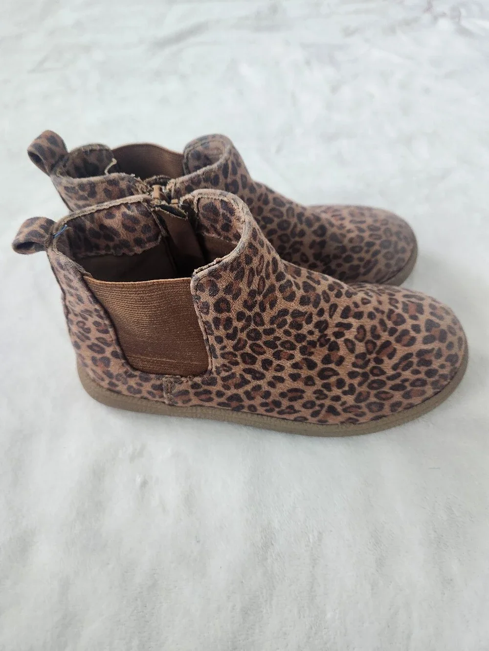 Tucker + Tate Nova Chelsea Bootie Tan Leopard Print
